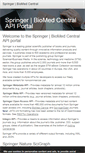 Mobile Screenshot of dev.springer.com