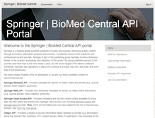 Tablet Screenshot of dev.springer.com